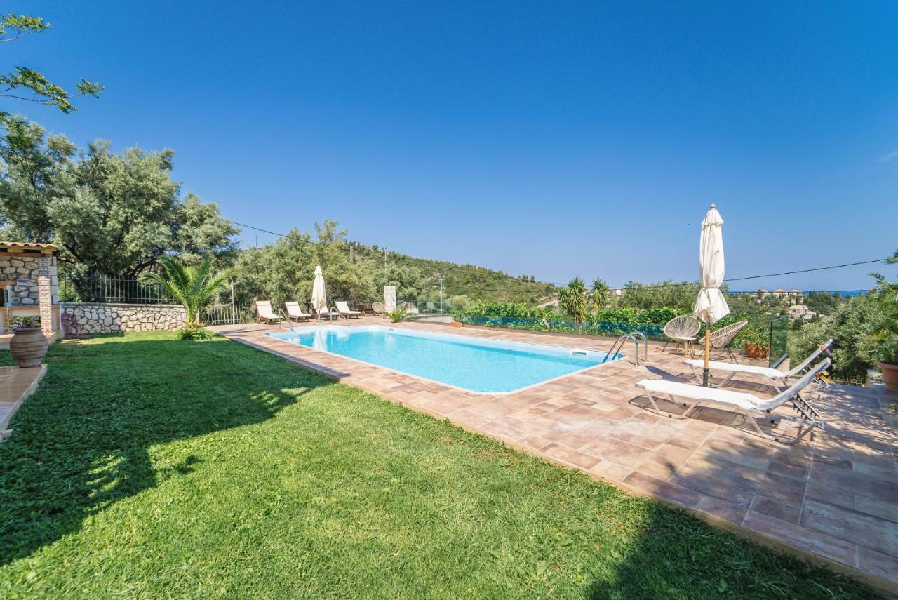 Villa Panorea Áyios Nikítas エクステリア 写真
